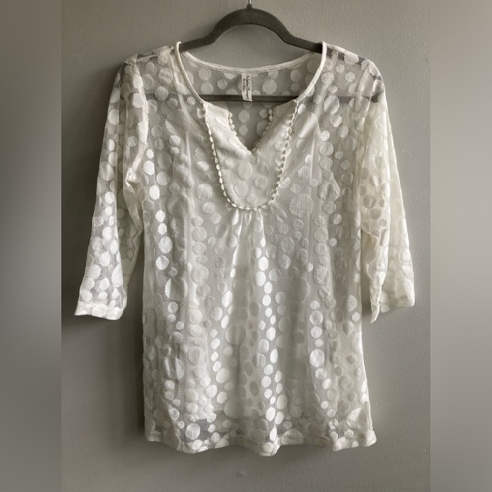 Polka-dot Lace Top